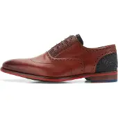 Floris van Bommel Chaussure à lacets 'De Stapper 03' marron châtaigne / rouille / noir