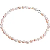Valero Pearls Chaîne rose / argent / blanc