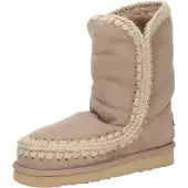 Mou pour femme. MU.FW101000A Bottines en cuir Eskimo 24 marron (39), Plat, Aucun, Casuel