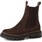 Tamaris Chelsea Boots brun foncé
