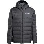 Adidas Veste outdoor 'Multi Light Down CLIMAWARM Hooded' noir / blanc