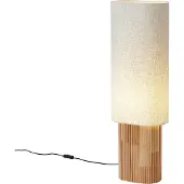 QAZQA Lampadaire Japandi en bois avec abat-jour en lin 90cm - Lamel