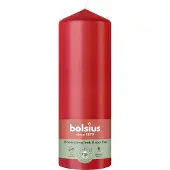 Bolsius Stumpenkerze 200/68mm zartrot (1 pcs)