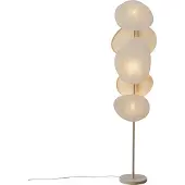 QAZQA Lampadaire Japandi beige 3 lumières - Organica