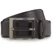 BOSS Ceinture en cuir grainé italien avec boucle à ardillon lisse