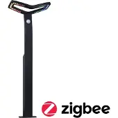 Paulmann LED Borne d'éclairage Alara Détecteur de mouvement àcrépusculaire (IR)
