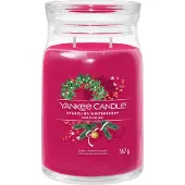 Yankee candle Sparkling Winterberry bougie parfumée Signature 567 g