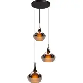 Eglo Lampe pendante de conception Almoster Ronde 3-feux