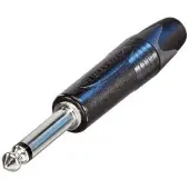 Neutrik Prise jack mono SW,NI, boîtier fin, Connecteur audio, Noir