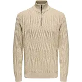Only & Sons Pull-over 'ONSMACE' greige