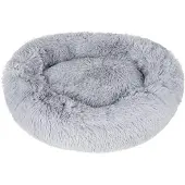 Purlove Lit pour chien poilu, gris 22759