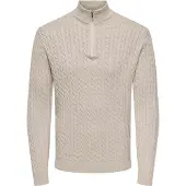 Only & Sons Pull-over 'ONSLoui' beige