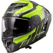 LS2 LS2FF807DragonTraxH-VisJauneCasqueIntégral Taille M
