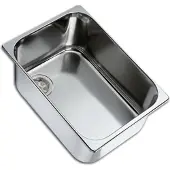 Hollex Evier rectangulaire en acier inoxydable 298 x 238 x 150 mm