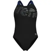 Arena Maillot de bain 'FLOWING' noir / blanc