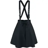 Banned Alternative Jupe courte Gothic de - Jupe Absence Of Light - XS - XXL - pour Femme - noir - Taille XL