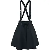Banned Alternative Jupe courte Gothic de - Jupe Absence Of Light - XS - XXL - pour Femme - noir - Taille M