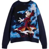 Desigual Sweat-shirt bleu / mélange de couleurs