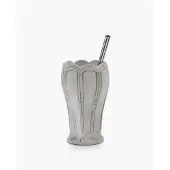 Serax Josephine Concrete Vase 05 avec Tube en Verre
