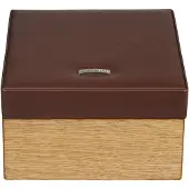 Windrose Boîte à bijoux marron / brun foncé