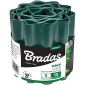 Bradas OBFG 0915 Bordure de pelouse , hauteur : 150 mm, longueur : 9 m, vert