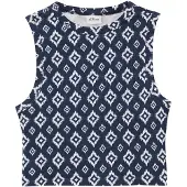 s.Oliver Haut bleu marine / blanc