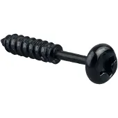 EtNox hard and heavy Set de clous d'oreilles Gothic de - Vis - pour Unisexe - noir - Taille Standard
