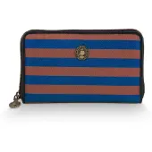 Pip studio porte-monnaie Willow Wallet Stripe Blue multicolore