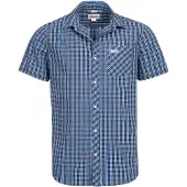 Lonsdale Brixworth Short Sleeve Shirt Bleu L Homme
