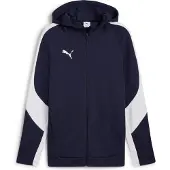 Puma Veste de survêtement 'teamEVOSTRIPE' bleu / blanc