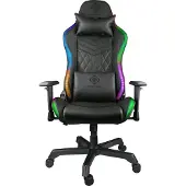Deltaco GAM-080 Gamingstuhl Kunstleder m. RGB LED pink (GAM-080-P)