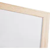 BI-Office Tableau blanc, avec cadre en bois, (L)400 x (H)300 mm (40 x 30 cm)