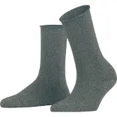 Falke Chaussettes Shiny pour femmes, gris flint, pointures 39-42