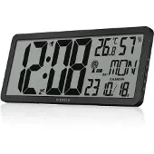 KIENZLE Xxl Wall Alarm Clock Clair One Size / EU Plug 220V