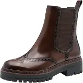 Tamaris Chelsea Boots brun foncé