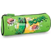Minecraft Jolly School Trousse à crayons cylindre - 22 x 8 cm