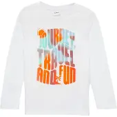s.Oliver T-Shirt bleu clair / orange / bordeaux / blanc