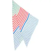 s.Oliver Écharpe bleu clair / menthe / melon / blanc