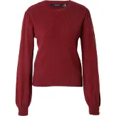 Vero Moda Pull-over 'VMHOLLYKARIS' rouge foncé