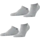 Burlington Chaussettes Burlington Pack de 2 paires de socquettes discrètes en coton homme || Taille 42 / 46