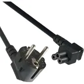 ACT Connecteur d'alimentation CEE7/7 mâle (coudé) (3 m, CEE 7/7)