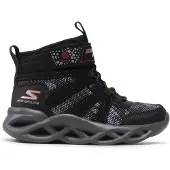SKECHERS Twisted Brights - Zerrix 400145L-BKRD, Bottes de neige, pour garçons, Noir