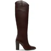Bronx Bottes 'New-Americana' brun foncé / or