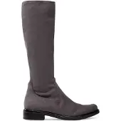 Caprice Femmes sous le genou Bottes Gris Textile Taille : 7½