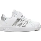 Adidas Chaussure de sport 'Grand Court 2.0' argent / blanc