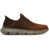 SKECHERS Pantoufle 'Slipper Herren 205046 CDB Echtleder in braun' marron