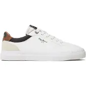Pepe Jeans Baskets basses 'Kenton Court' marine / gris clair / noir / blanc