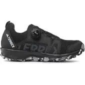 Adidas Chaussures basses 'Agravic' noir / blanc