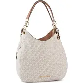 Michael Kors Sac bandoulière 'Lillie' crème / beige foncé / caramel