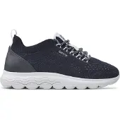 Geox Baskets basses 'Spherica' bleu nuit / blanc